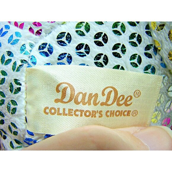 Dan Dee Rainbow Sparkle Glitter Unicorn Plush Stuffed Animal Toy Security 11” - Picture 9 of 11